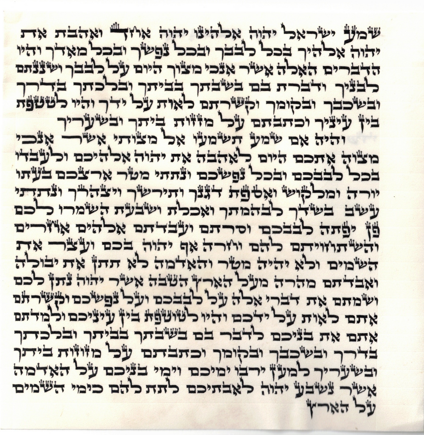 Mezuzah OU Certified - Sofer Rabbi Yisrael Stern - Ar"i - 6''