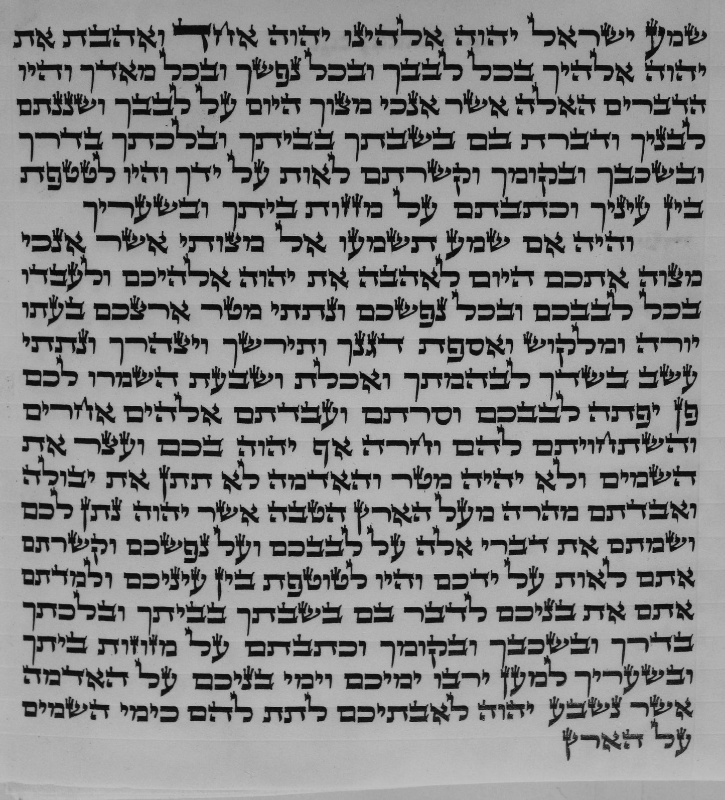 Mezuzah OU Certified - Sofer R' Yehudah Yosef Ashkenaz - 6''