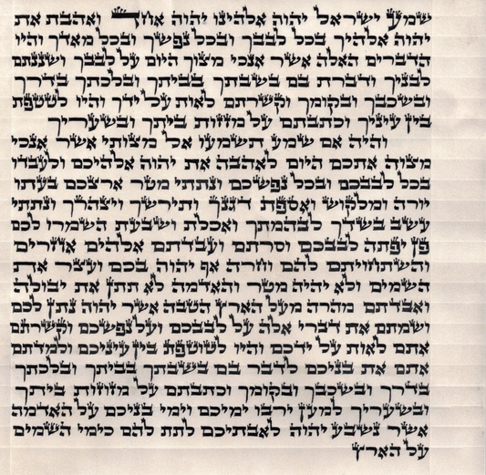Mezuzah OU certified Written by Sofer - Rabbi Yehudah A. Leib Goldflam- Ar''i