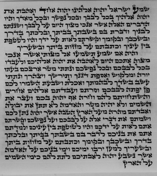 Mezuzah OU certified Written by Sofer - Rabbi Simcha Bunem Manelah - B"Y Ashkenaz