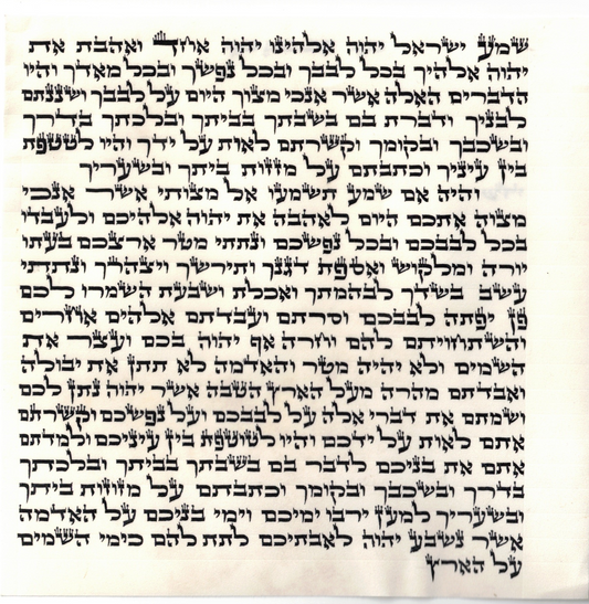 Mezuzah OU Certified - Sofer Rabbi Yisrael Stern - Ar"i - 6''